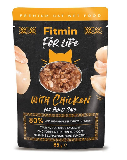 Cat for life pouch adult chicken 85 g