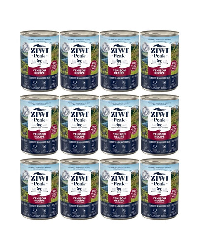 ZIWIPEAK Dog Venison Dziczyzna 12 x 390 g