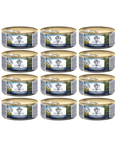 ZIWIPEAK Cat Mackerel Sgombro 12 x 85 g