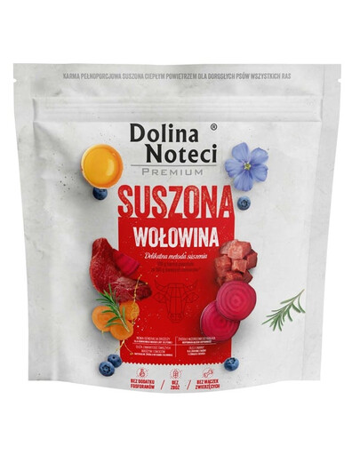 Premium Wołowina karma suszona dla psa 1 kg