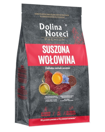 Premium Wołowina karma suszona dla kota 2 kg