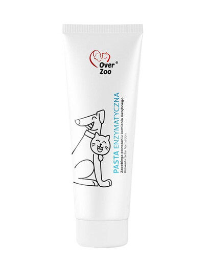 OVER ZOO Enzym Dent Pasta dentale enzimatica per cani e gatti 100 g