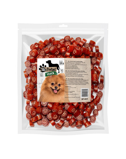 MR. PRETZEL Sushi con anatra 500 g snack per cani