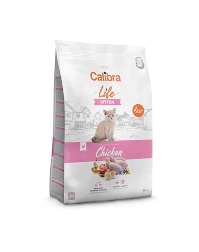 CALIBRA Cat Life Kitten Chicken 6 kg per gattini con pollo