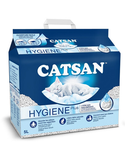 Hygiene Plus 5 l naturalny żwirek dla kota