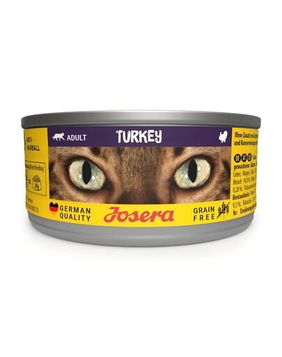 JOSERA Adult Turkey 85g cibo umido per gatti con tacchino