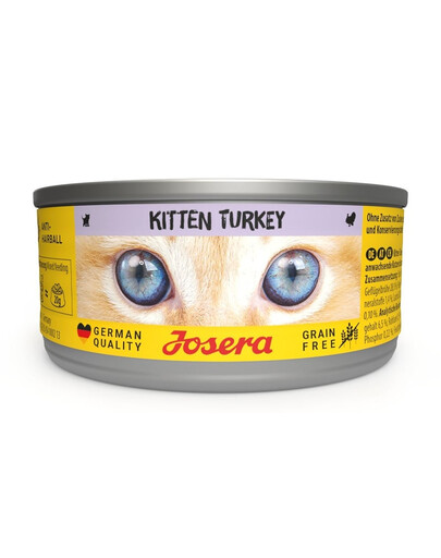 JOSERA Kitten Turkey 85g cibo umido per gattini con tacchino