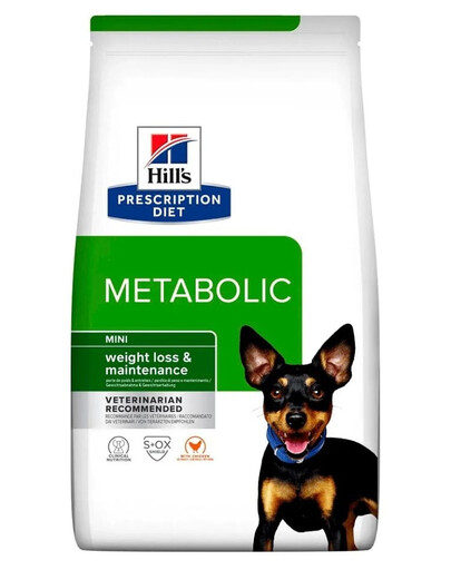 HILL'S Prescription Diet Metabolic Mini Weight loss and Maintenance 1 kg per cani di razze miniature in sovrappeso