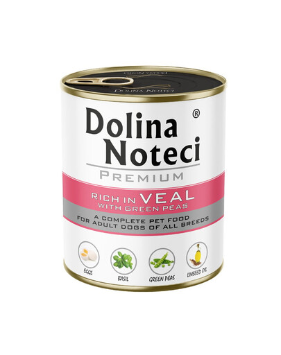 Premium Bogata w cielęcinę z zielonym groszkiem 800 g