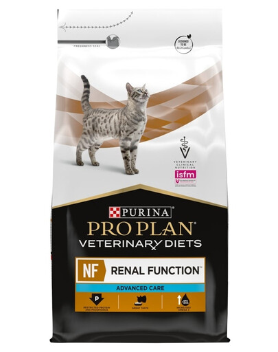 PURINA PRO PLAN Veterinary Diets Feline NF Renal Function Advanced Care 5 kg cibo secco per gatti con insufficienza renale cronica