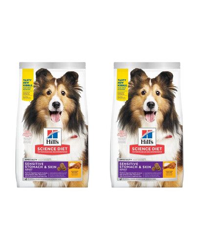 HILL'S Canine Adult Sensitive Stomach & Skin 28 kg (2x14 kg)