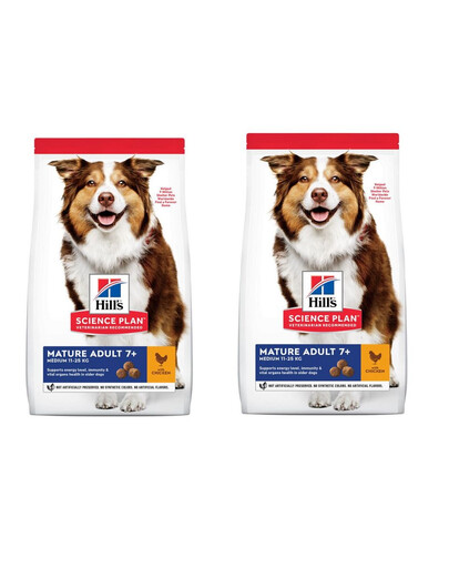 HILL'S Science Plan Canine Mature Adult Chicken New per cani anziani 28 kg (2x14 kg)
