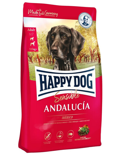 HAPPY DOG Supreme Andalucia Maiale 4 kg cibo secco per cani