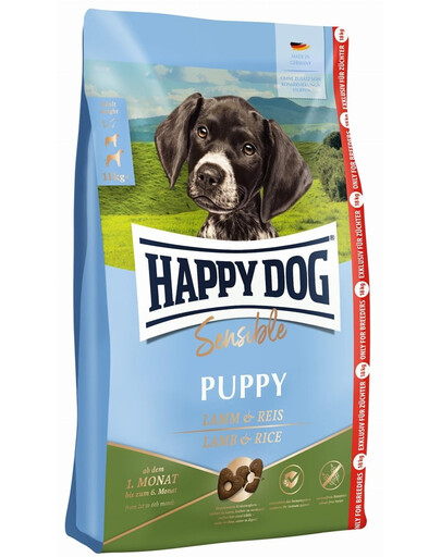 HAPPY DOG Profi Sensible Puppy 18 kg agnello e riso, crocchette per cuccioli