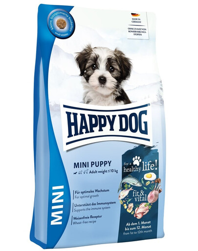 HAPPY DOG Fit & Vital Mini Puppy 4 kg cibo secco per cuccioli di piccole razze