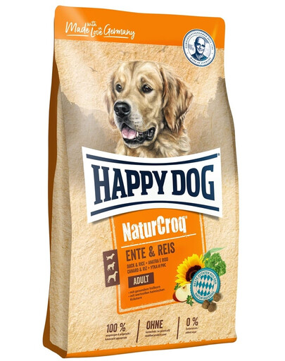 HAPPY DOG NaturCroq Anatra & Riso 11 kg anatra e riso, cibo secco per cani