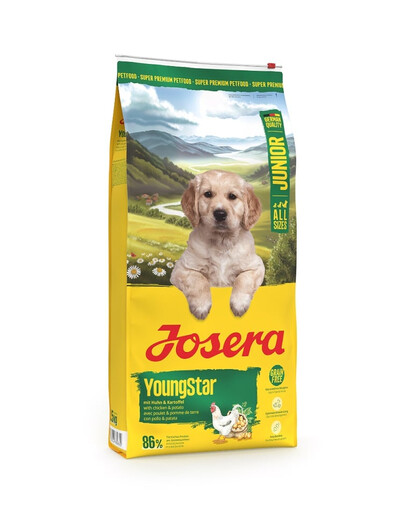 YoungStar 12,5kg bezzbożowa karma dla szczeniąt