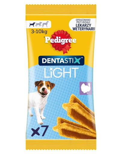 PEDIGREE Dentastix Light Dental Chews S 7 pezzi snack dentali per cani di piccola taglia