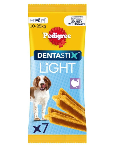 PEDIGREE Dentastix Light Dental Chews M 7 pezzi snack dentali per cani di taglia media