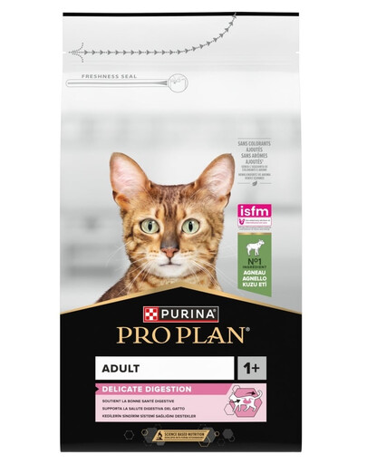 PURINA PRO PLAN Delicate Digestion Ricca di agnello 1,5 kg cibo secco per gatti con sistema digestivo sensibile