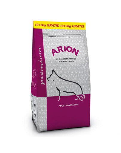 Premium Lamb & rice 10+2 kg gratis