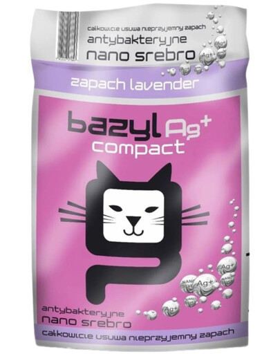 BAZYL Ag+ Compact Lavender 5 l lettiera di bentonite per gatti