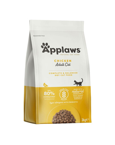 APPLAWS Cibo secco per gatti al pollo 2 kg