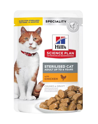 HILL'S Science Plan Feline Sterilised Cat Chicken 85 g