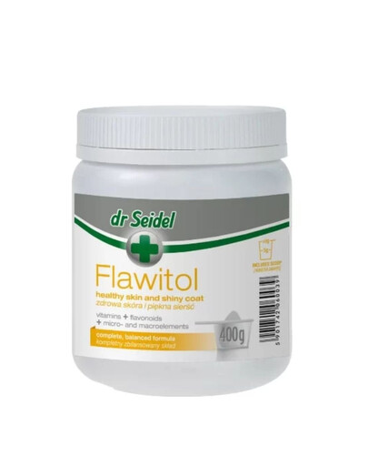 DR SEIDEL Flawitol pelle sana e pelo splendente per cani polvere 400g