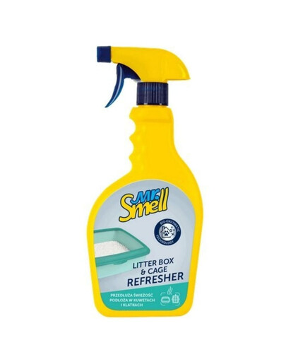 MR SMELL spray per prolungare la freschezza nelle gabbie e lettiere - 500ml