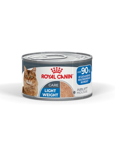 ROYAL CANIN Light Weight Care AirLift 12x85g cibo umido, mousse per gatti adulti, mantenimento del peso corporeo corretto