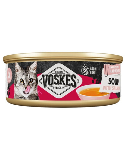 VOSKES Soup with Salmon 50 g zuppa con salmone per gatti