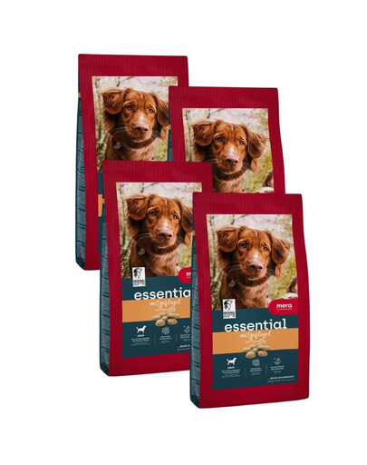 MERA Essential Adult 4x2kg con pollo, cibo secco per cani