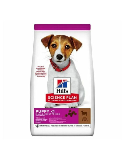 HILL'S Science Plan Puppy Small Mini Lamb and Rice 6 kg con agnello e riso, cibo secco per cuccioli di piccole razze