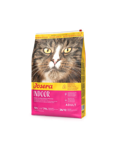 JOSERA Indoor 10 kg cibo senza cereali per gatti sterilizzati