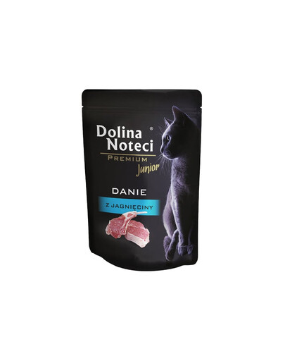 DOLINA NOTECI Premium Junior pasto di agnello 85 g cibo umido per gattini