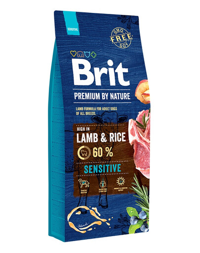 BRIT Premium By Nature Sensitive Lamb and rice 15kg