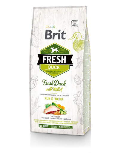 Fresh duck with millet active run & work 12 kg