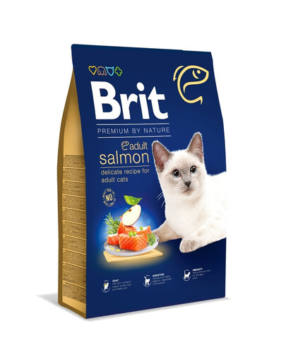 Cat Premium by Nature Adult salmon 8 kg