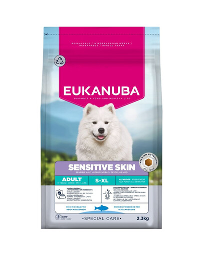 EUKANUBA Special Care Adult Sensitive Skin 2,3 kg cibo secco per cani adulti con pelle sensibile