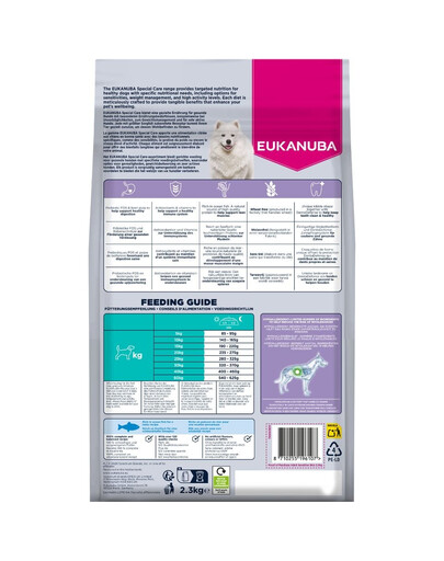 EUKANUBA Special Care Adult Sensitive Skin 2,3 kg cibo secco per cani adulti con pelle sensibile