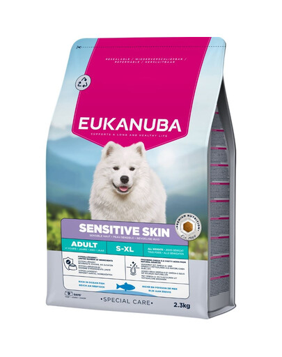 EUKANUBA Special Care Adult Sensitive Skin 2,3 kg cibo secco per cani adulti con pelle sensibile