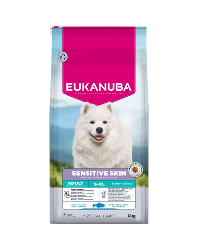 EUKANUBA Special Care Adult Sensitive Skin 12 kg cibo secco per cani adulti con pelle sensibile