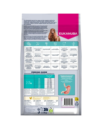 EUKANUBA Special Care Adult Dogs with Sensitive Digestion 2,3 kg cibo secco per cani adulti con sistema digestivo sensibile