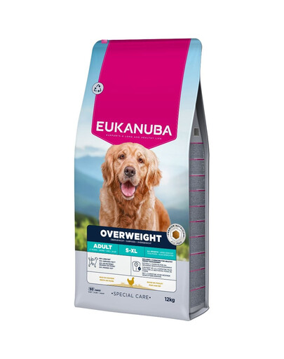 EUKANUBA Special Care Adult Dogs Overweight 12 kg cibo secco per cani adulti in sovrappeso