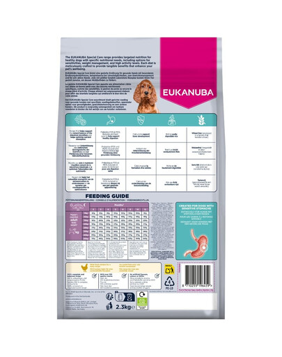EUKANUBA Special Care Puppies with Sensitive Digestion 2,3 kg cibo secco per cuccioli con sistema digerente sensibile