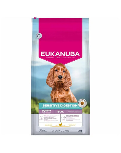 EUKANUBA Special Care Puppies with Sensitive Digestion 12 kg cibo per cuccioli con sistema digestivo sensibile