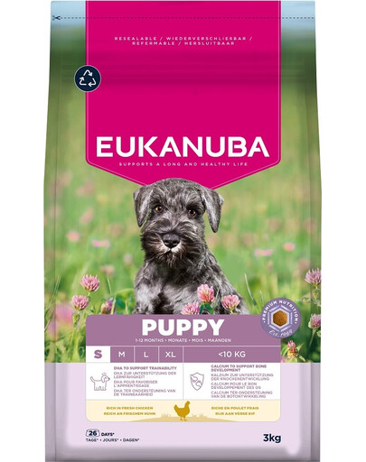 Puppy Small Breeds Chicken 3 kg sucha karma dla szczeniąt małych ras bogata w świeżego kurczaka