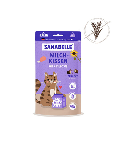 SANABELLE Milk Pillows 55g cuscini al latte con pollo, snack per gatti