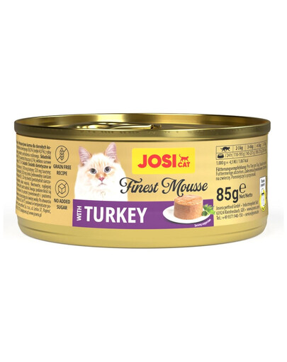 JOSERA JosiCat Finest Mousse con tacchino per gatti 85 g